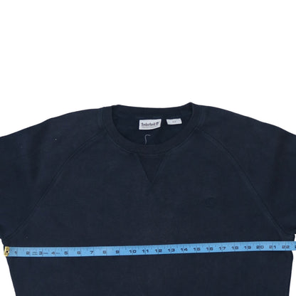 Timberland Men’s Blue Crew Neck Cotton Sweatshirt Size M