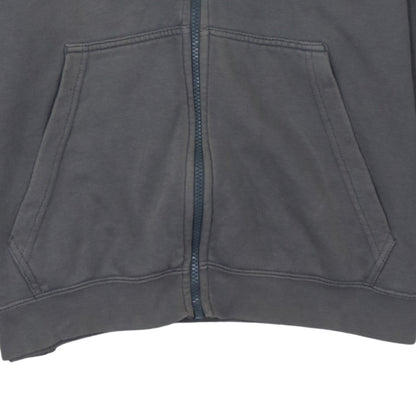 Nike Men's Grey Full Zip Hoodie L Regular Fit Sportswear