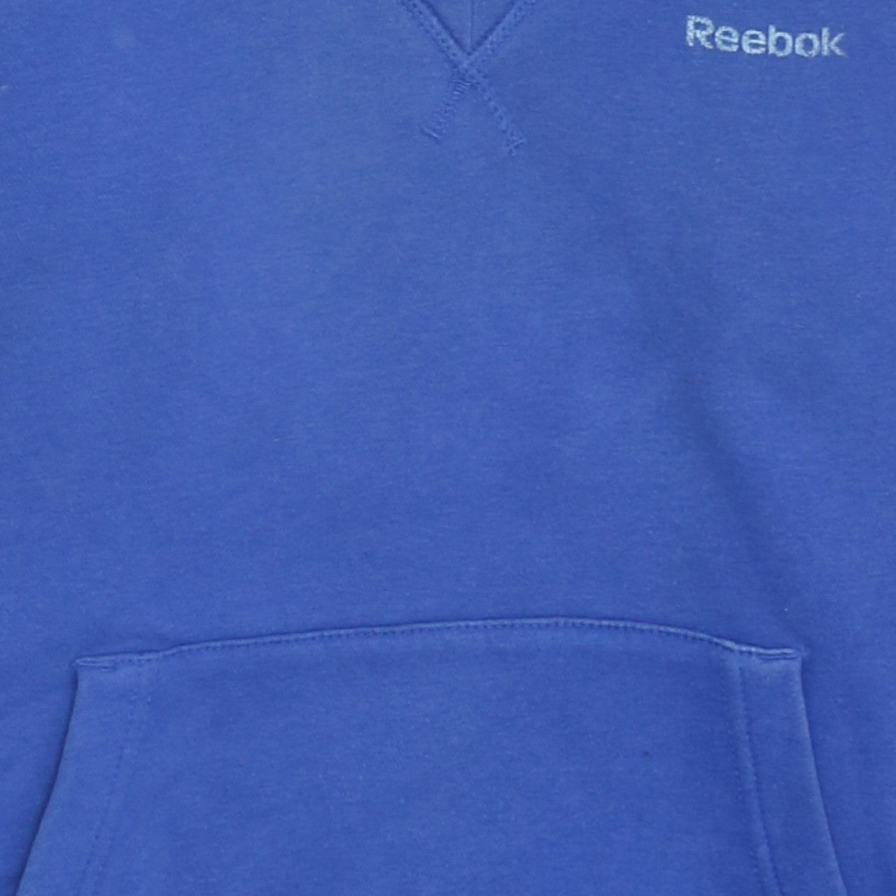 Reebok Women's Blue Pullover Hoodie Size S Relaxed Fit Sweatshirt