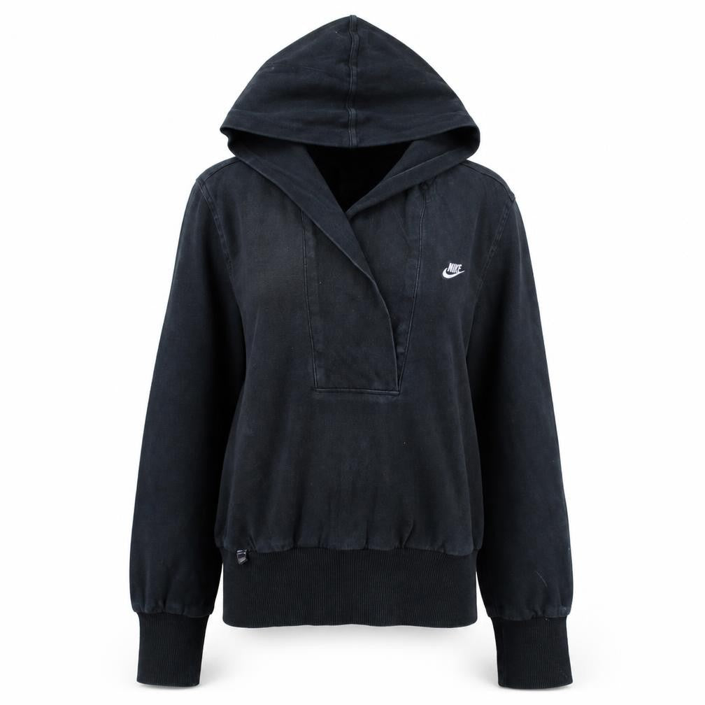 Nike Womens Black Pullover Hoodie Small Hooded Sweatshirt
