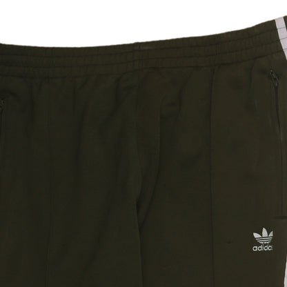 Adidas Womens Black Track Pants Size 12 Elastic Waist Side Stripe