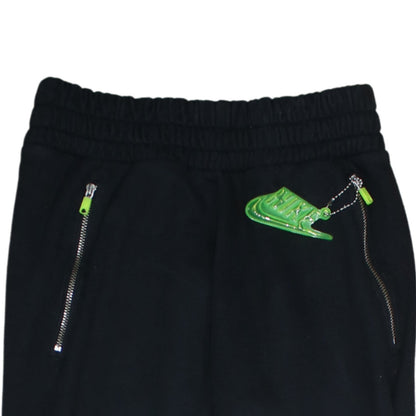 Nike Men's Black XS Jogger Sweatpants with Neon Details