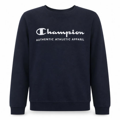 Champion Boys Blue 2XL Pullover Crew Neck Logo Sweatshirt