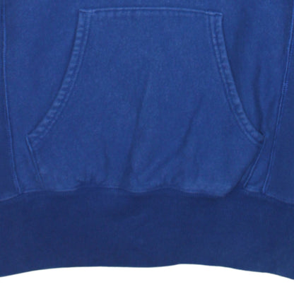 Champion Men's Blue Small Pullover Hoodie Reverse Weave Embroidered Logo