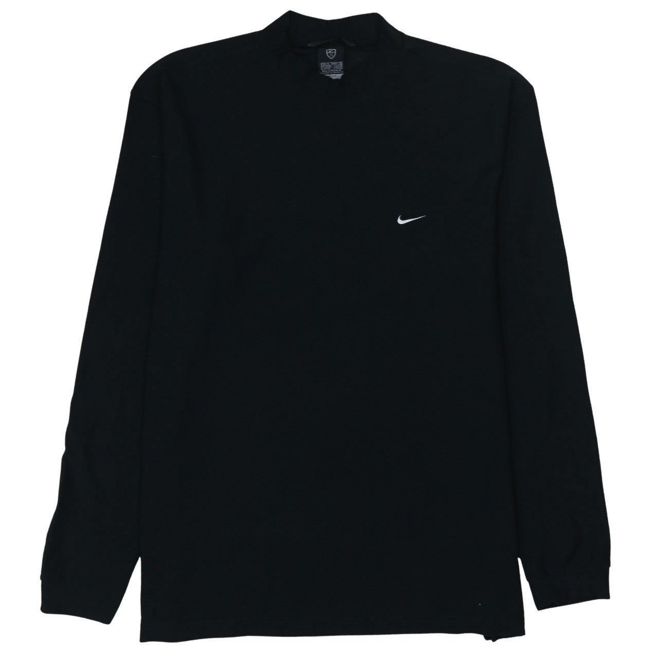 Nike Men Black XL Dri-Fit Mock Neck Long Sleeve Sweatshirt