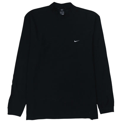 Nike Men Black XL Dri-Fit Mock Neck Long Sleeve Sweatshirt