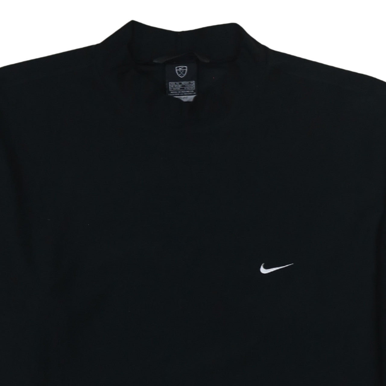 Nike Men Black XL Dri-Fit Mock Neck Long Sleeve Sweatshirt