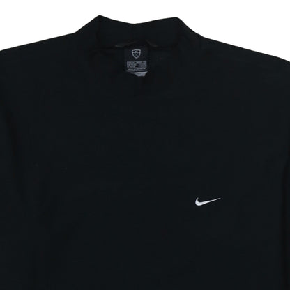 Nike Men Black XL Dri-Fit Mock Neck Long Sleeve Sweatshirt
