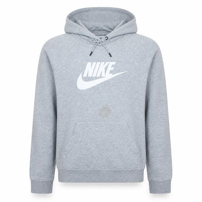 Nike Men's Grey Pullover Hoodie M Regular Fit Sportswear