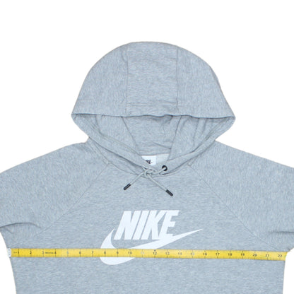 Nike Men's Grey Pullover Hoodie M Regular Fit Sportswear