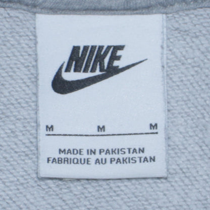Nike Men's Grey Pullover Hoodie M Regular Fit Sportswear