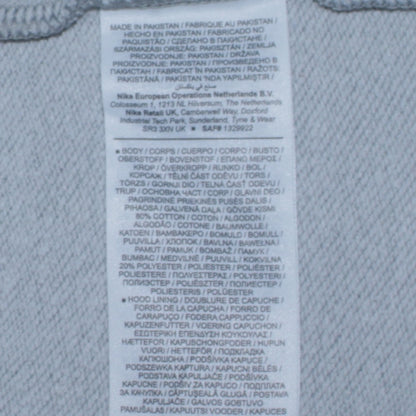 Nike Men's Grey Pullover Hoodie M Regular Fit Sportswear