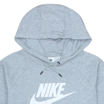 Nike Men's Grey Pullover Hoodie M Regular Fit Sportswear
