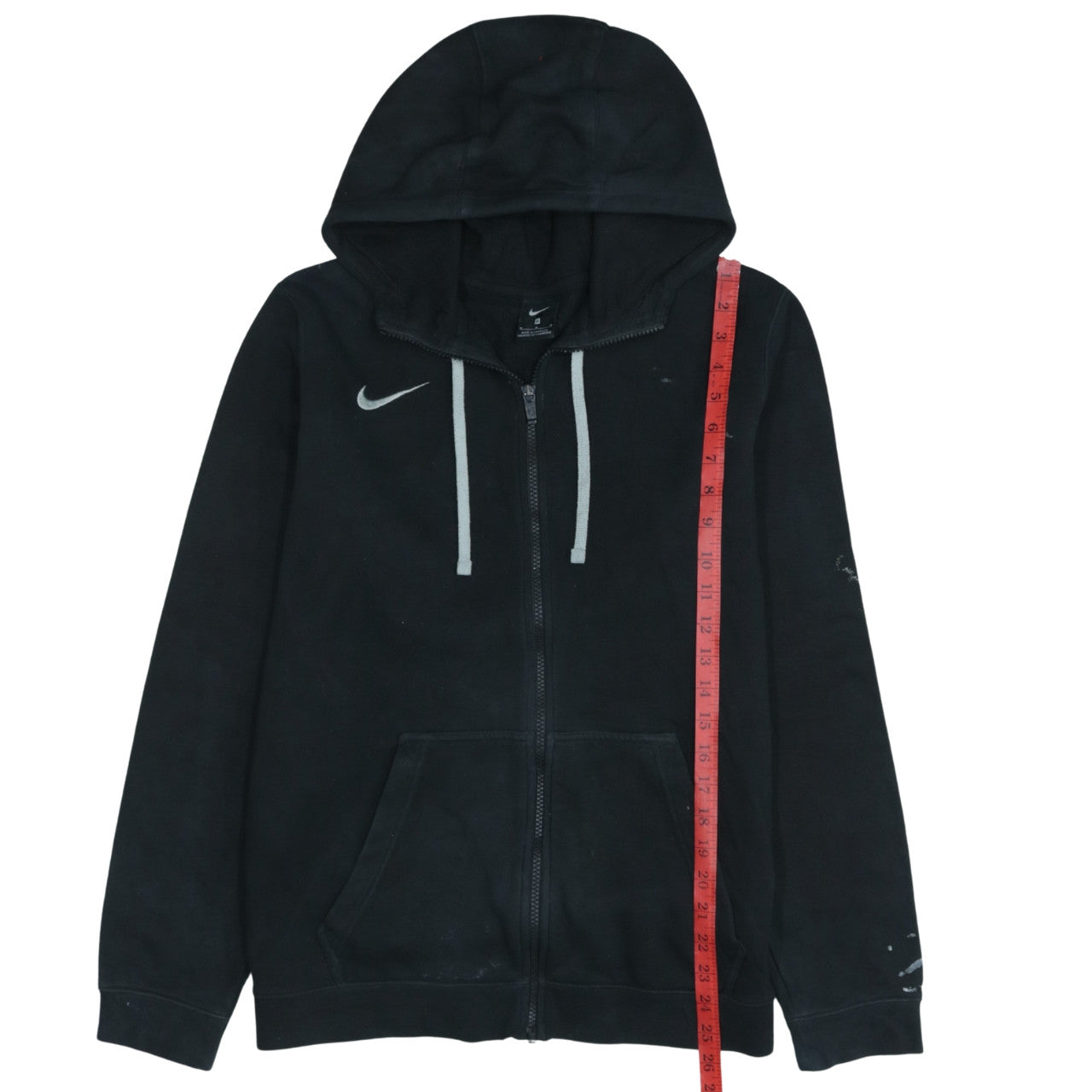 Nike Men's Black Full Zip Hoodie M Fleece Sportswear