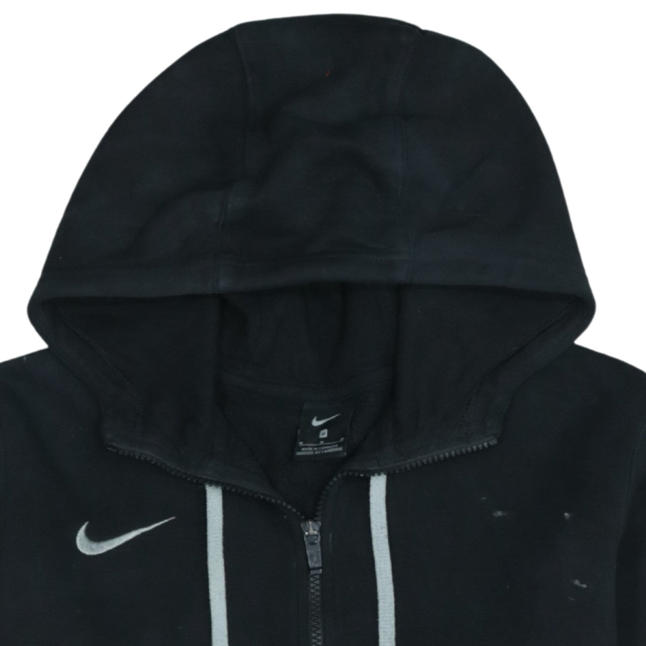 Nike Men's Black Full Zip Hoodie M Fleece Sportswear