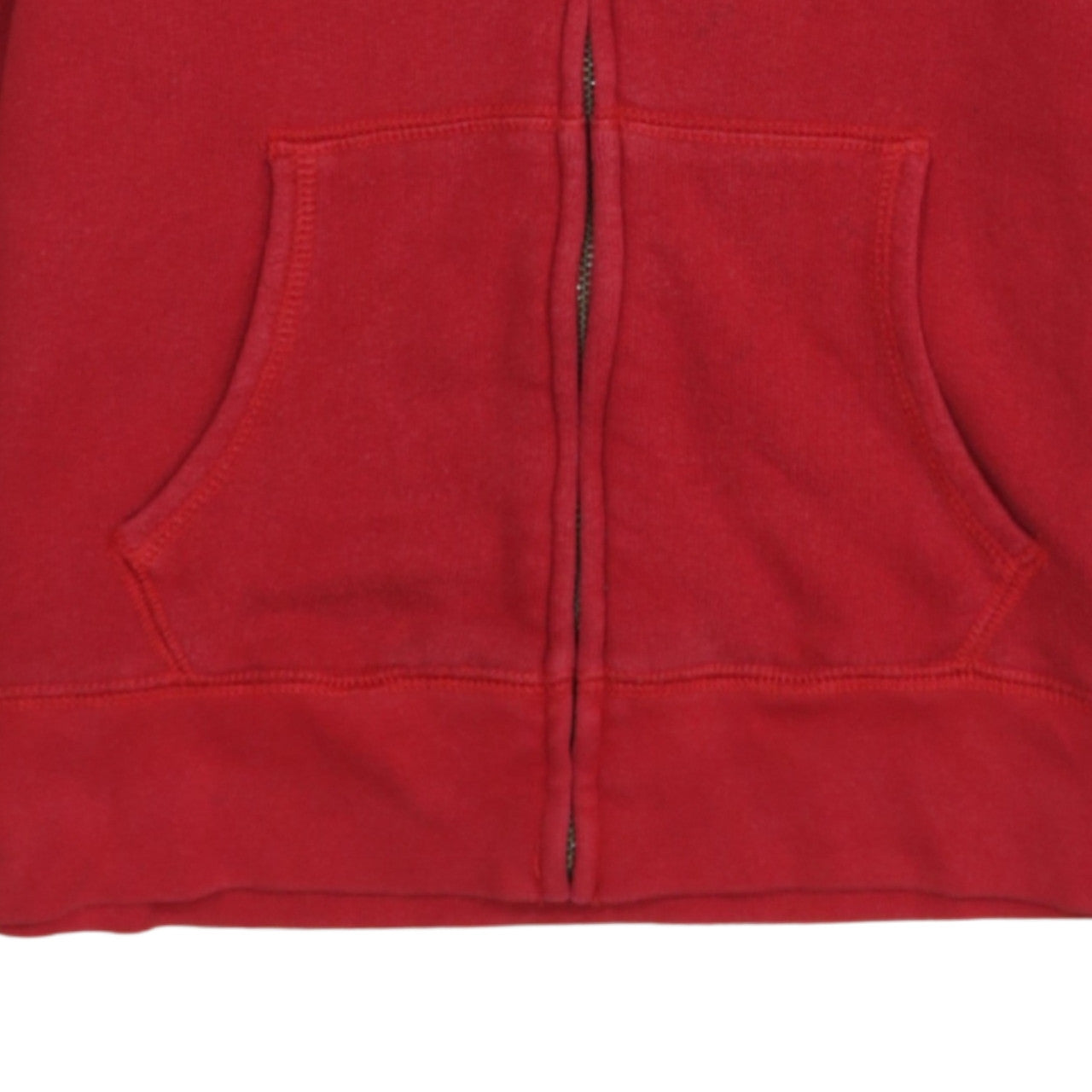 Ralph Lauren Boys Red Full Zip Hoodie Size 16 Years Cotton Blend Fleece