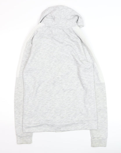 Kings Will Dream Men's Grey Full Zip Hoodie Size S Lightweight Cotton Blend