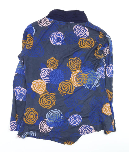 Joe Browns Womens Multicoloured Floral Cowl Neck Tunic Blouse Size 12