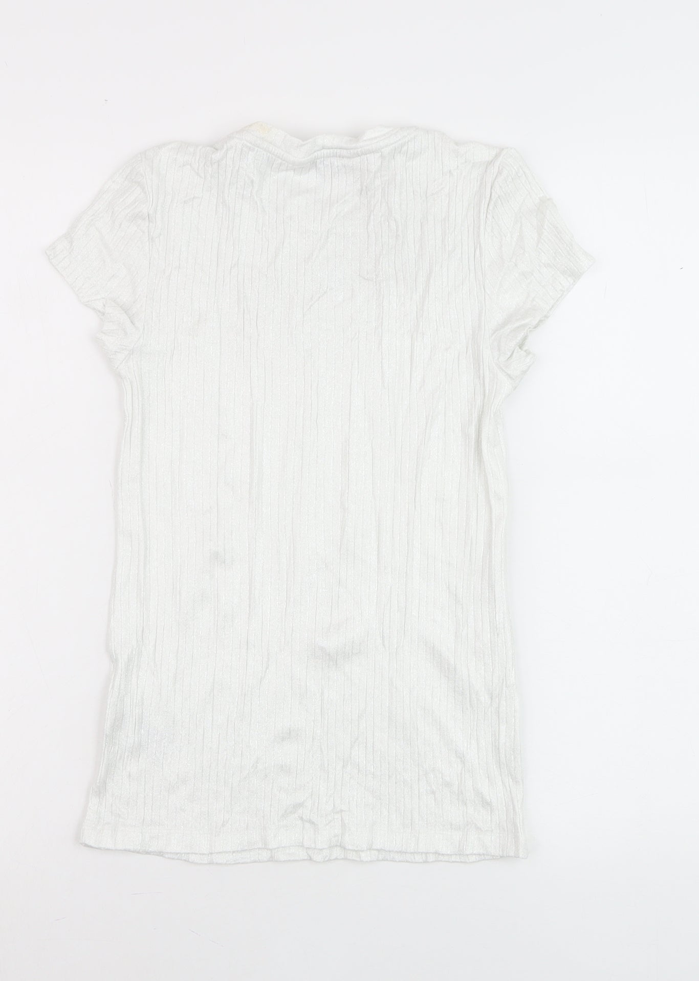 Marks and Spencer Womens White Short Sleeve Basic T-Shirt Size 10