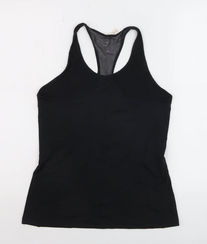 Under Armour Women's Black Small Fitted Racerback Tank Top Gym & Training