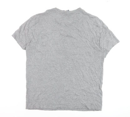 Champion Men's Grey New York 1919 Logo Graphic T-Shirt Size L