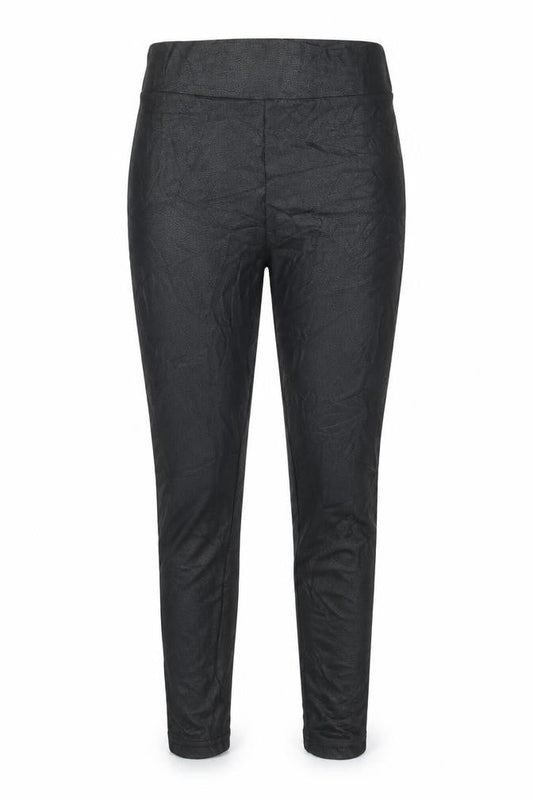 Next Womens Petite Black High Rise Viscose Blend Ankle Leggings UK 6