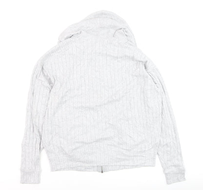 Next Women’s Grey Full Zip Hooded Sweatshirt Size 10
