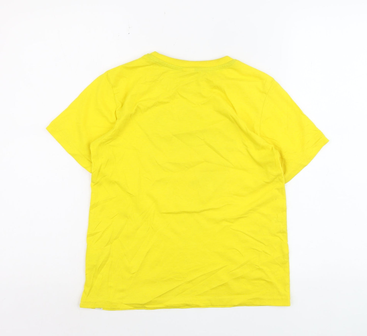 Saltrock Boys Yellow Beach Graphic T-Shirt 11-12 Years Short Sleeve Summer Tee