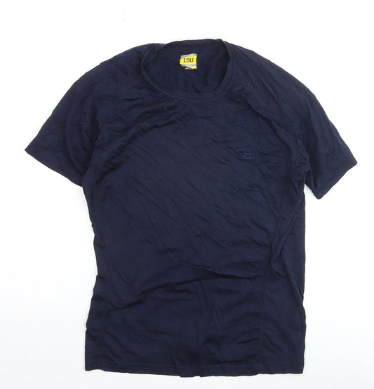 Icebreaker Men’s Blue Merino Wool Bodyfit 150 Slim Fit T-Shirt Size S