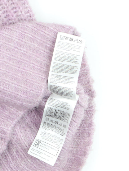 Joules Women’s Pink Chunky Knit V-Neck Cardigan Size 14
