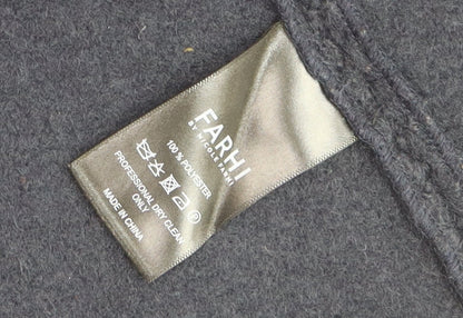 Farhi by Nicole Farhi Women's Black Size 14 Wool-Effect Mid-Length Coat
