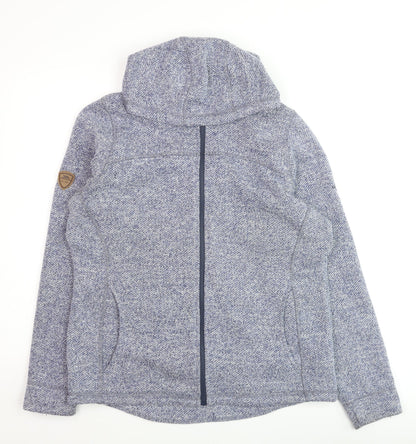 Trespass Mens Blue XL Full Zip Hooded Fleece Activewear Jacket