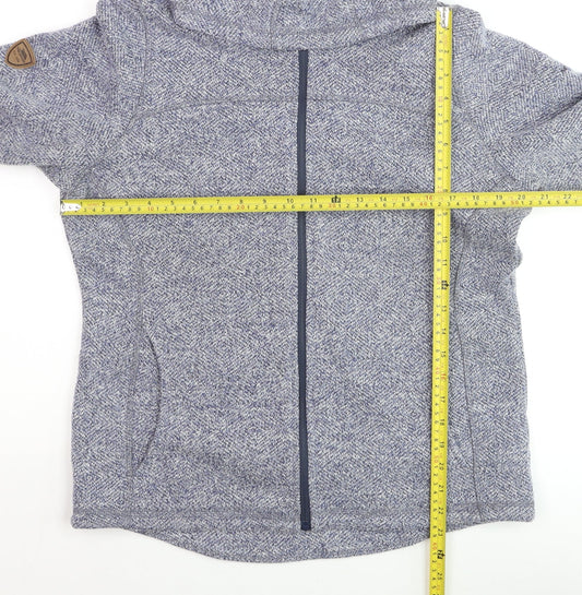 Trespass Mens Blue XL Full Zip Hooded Fleece Activewear Jacket