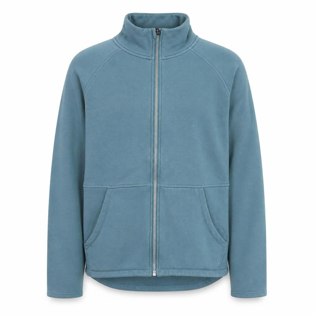 Skechers Mens Blue Full Zip Fleece Jacket Size L Lightweight Activewear