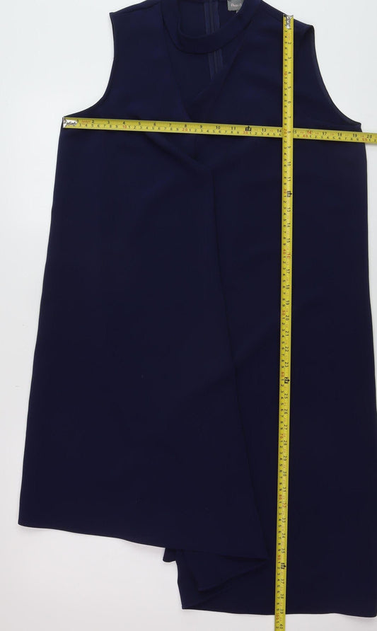 Phase Eight Women's Blue Size 14 Formal Sleeveless Shift Dress