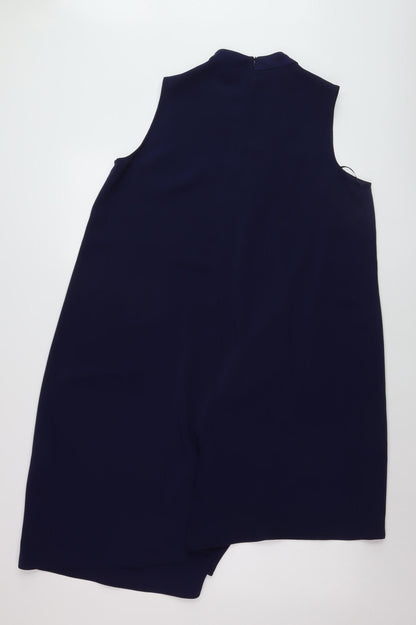 Phase Eight Women's Blue Size 14 Formal Sleeveless Shift Dress
