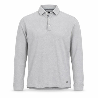 Jeff Banks Men's Grey Cotton Long Sleeve Button-Up Shirt M
