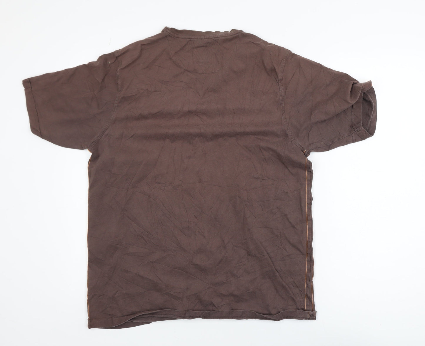 One Earth Peter Storm Men’s Brown Cycling Graphic Cotton T-Shirt M