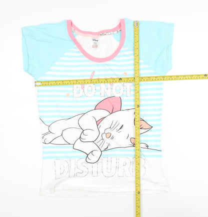 Disney Girls Multicoloured 12-14 Years Marie Cat Cotton Nightshirt