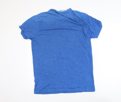 Superdry Men's Blue XL Athletic Graphic Crew Neck T-Shirt
