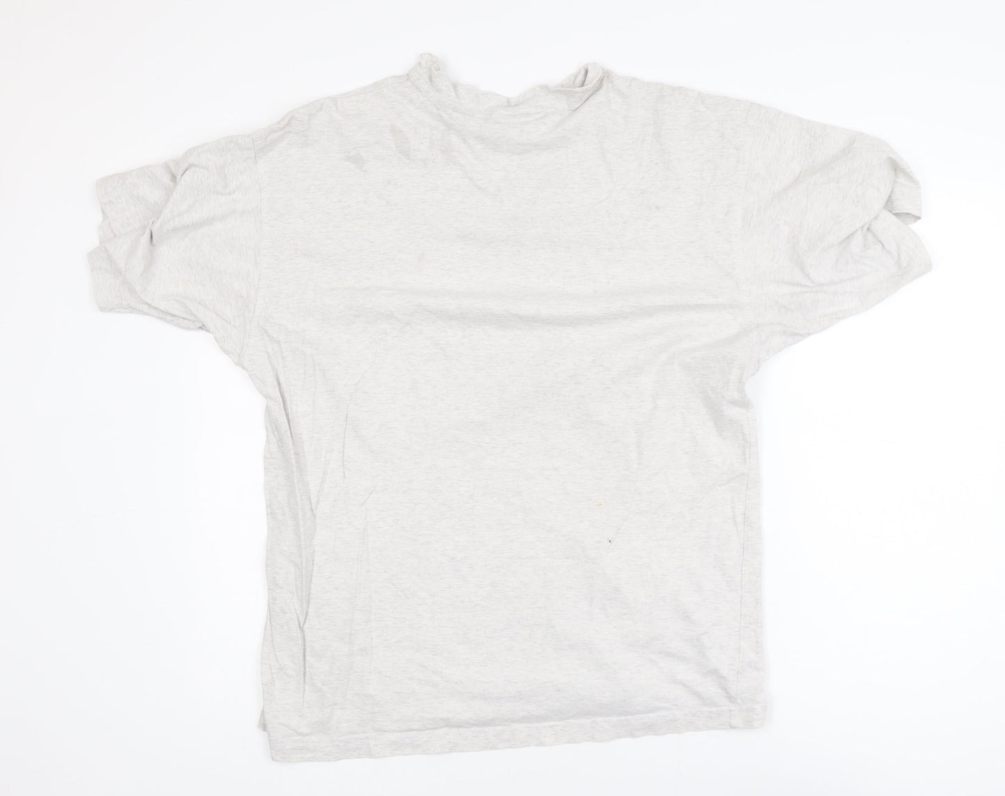 Adidas Men’s Grey Retro Graphic Short Sleeve T-Shirt Size M