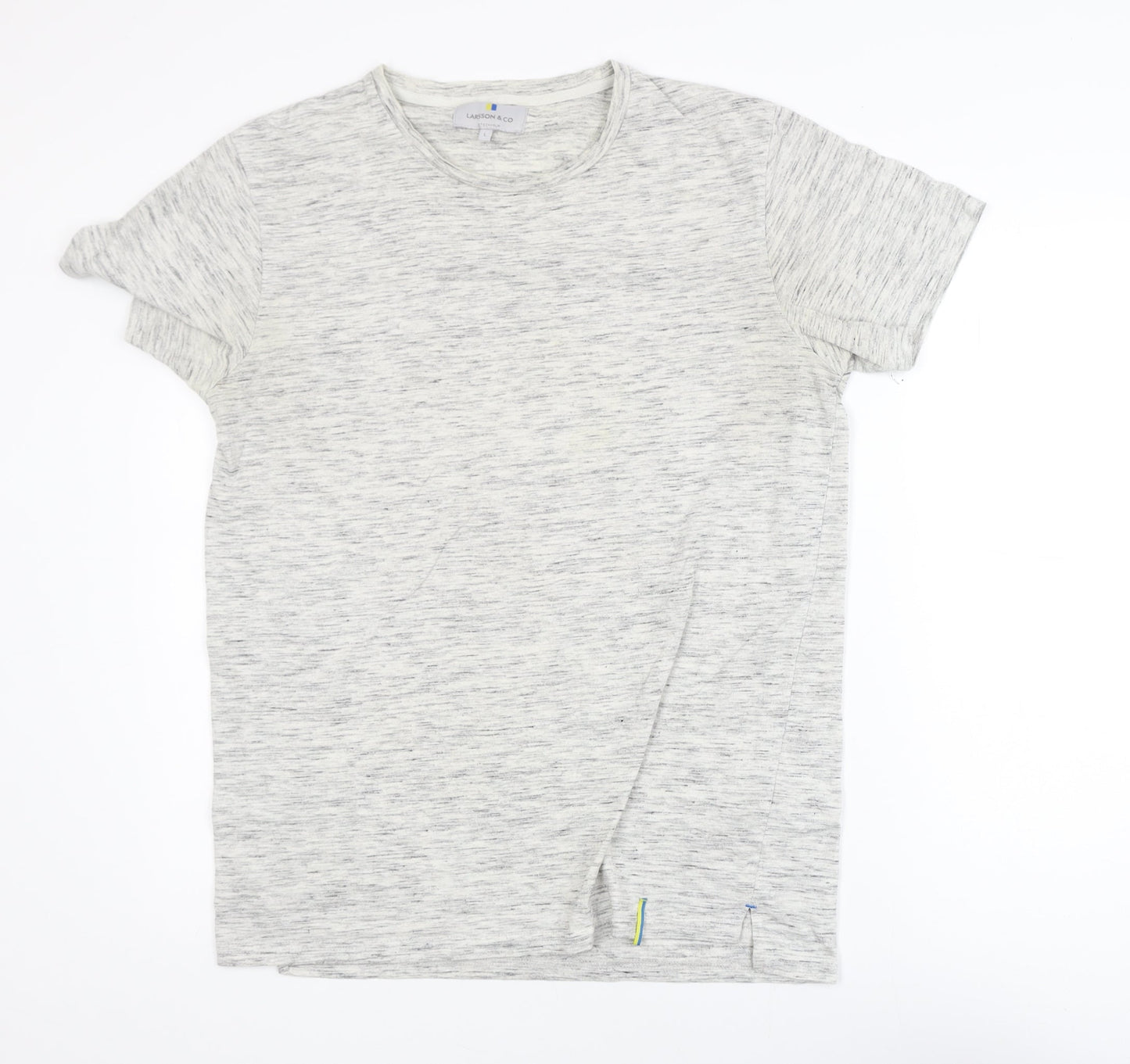 Larsson & Co Men’s Grey Short Sleeve Crew Neck T-Shirt Size L
