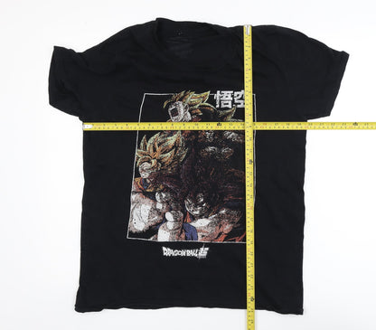 Dragon Ball Super Men’s Black Medium Crew Neck Graphic T-Shirt