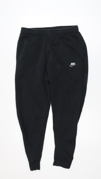 Nike Men’s Black Fleece Jogger Trousers Size M