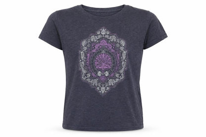 Saltrock Girls Blue Graphic Print Cotton T-Shirt 9-10 Years Regular Fit