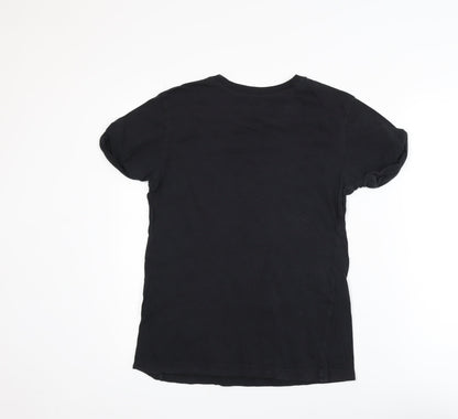 Vans Men's Black Medium Logo Graphic Skate T-Shirt