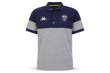 Kappa Mens Grey Navy Colourblock Polo Shirt Medium
