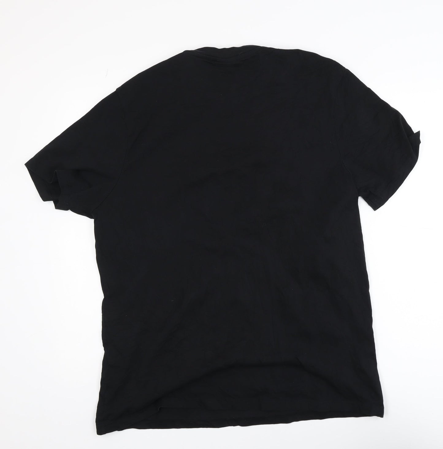 Everlast Men's Black XL Sports Graphic T-Shirt Crew Neck Cotton