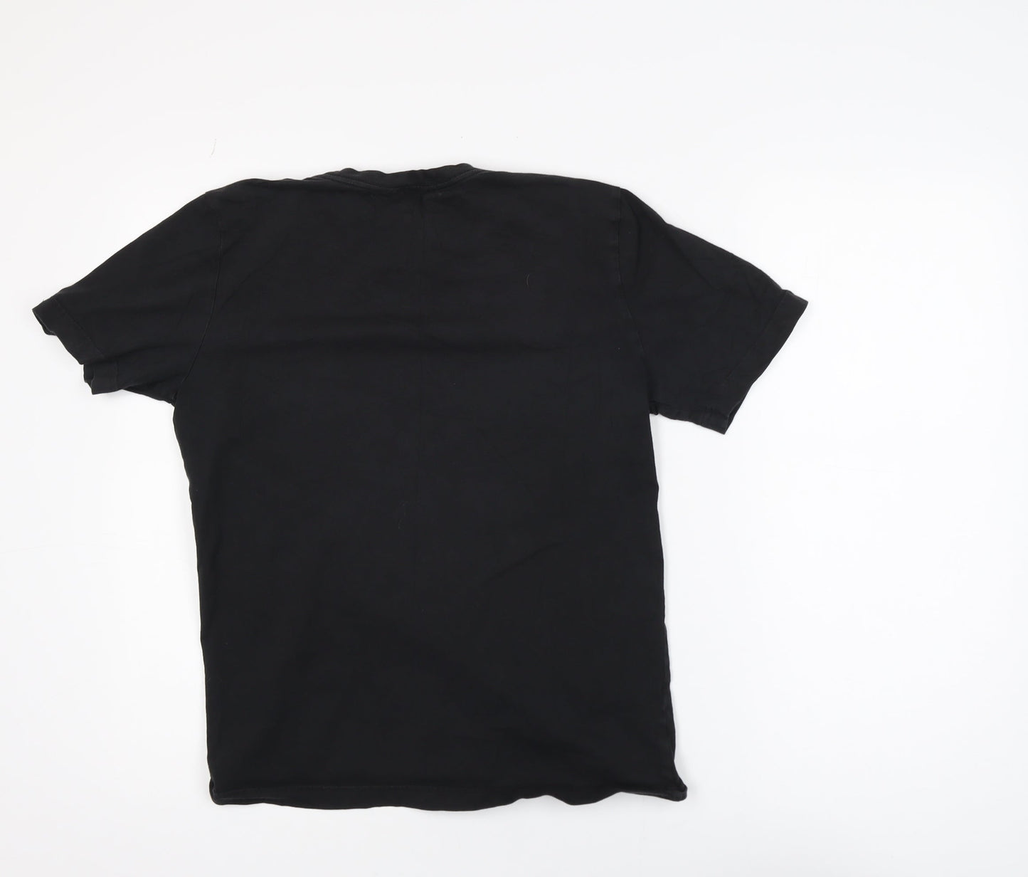 Adidas Boys Black 13-14 Years Logo Graphic Cotton T-Shirt