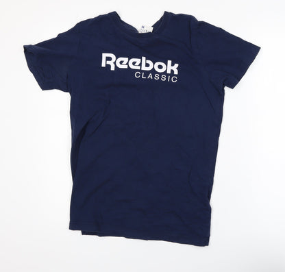Reebok Classic Men’s Blue Short Sleeve Crew Neck T-Shirt M